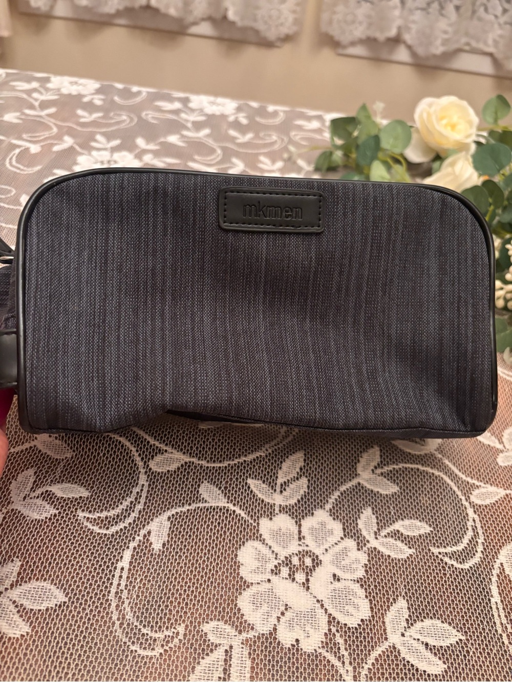 Mary Kay Charcoal Men's Toiletry Bag - Travel Dopp Kit